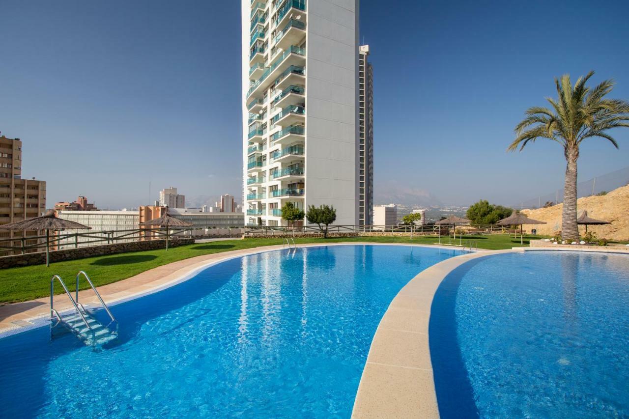 Luxury Apartment On The 40Th Floor With Amazing Views Benidorm Bagian luar foto